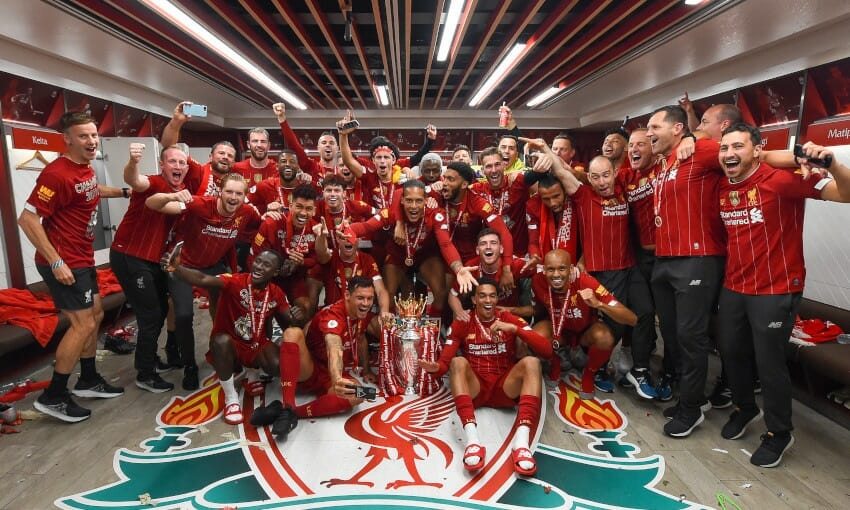Liverpool Football Club Celebrating