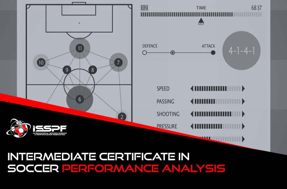 Intermediate Certificate in Soccer Performance Analysis